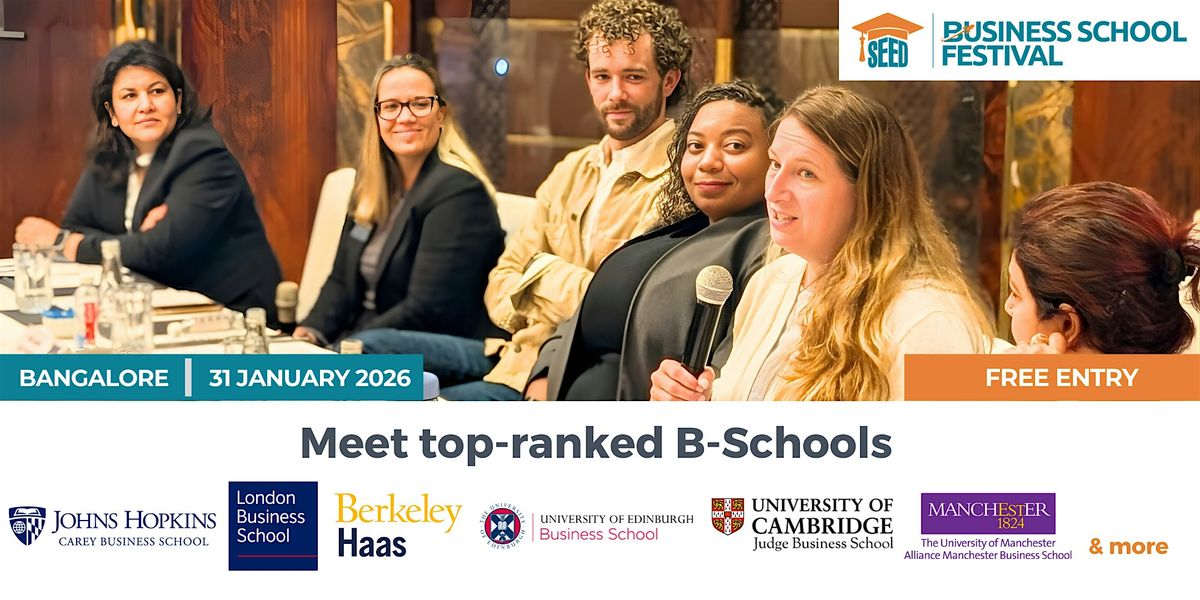 SEED Business School Festival 2026 - Bangalore, 31 January | Event in Bengaluru | AllEvents