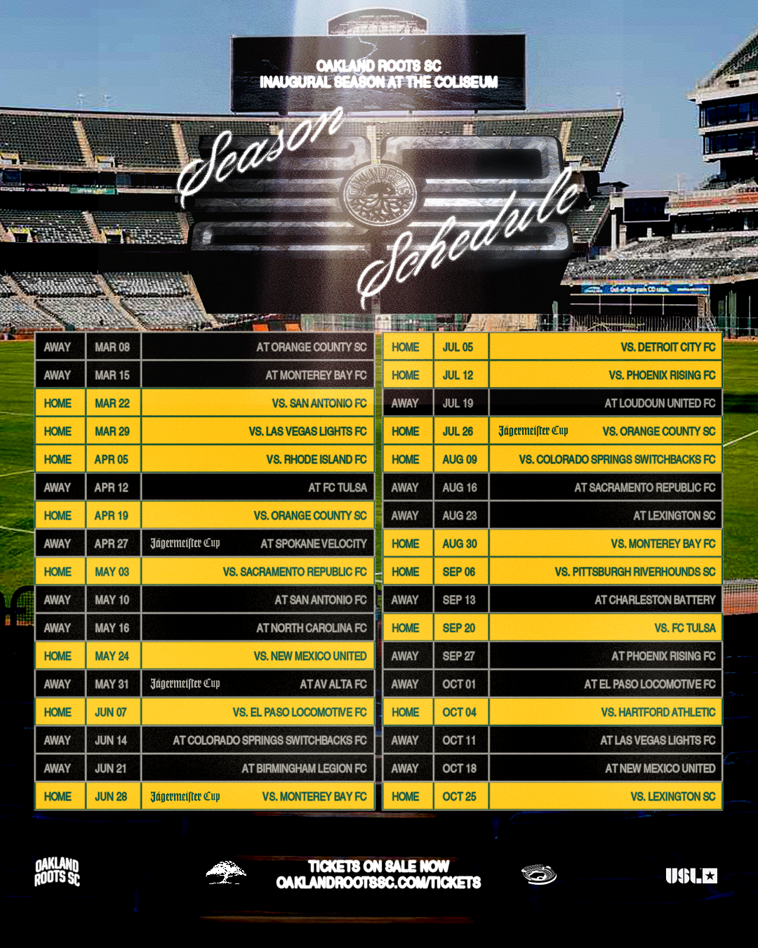 FC Tulsa at Oakland Roots SC at Oakland-Alameda County Coliseum, 20 September | Event in Oakland | AllEvents
