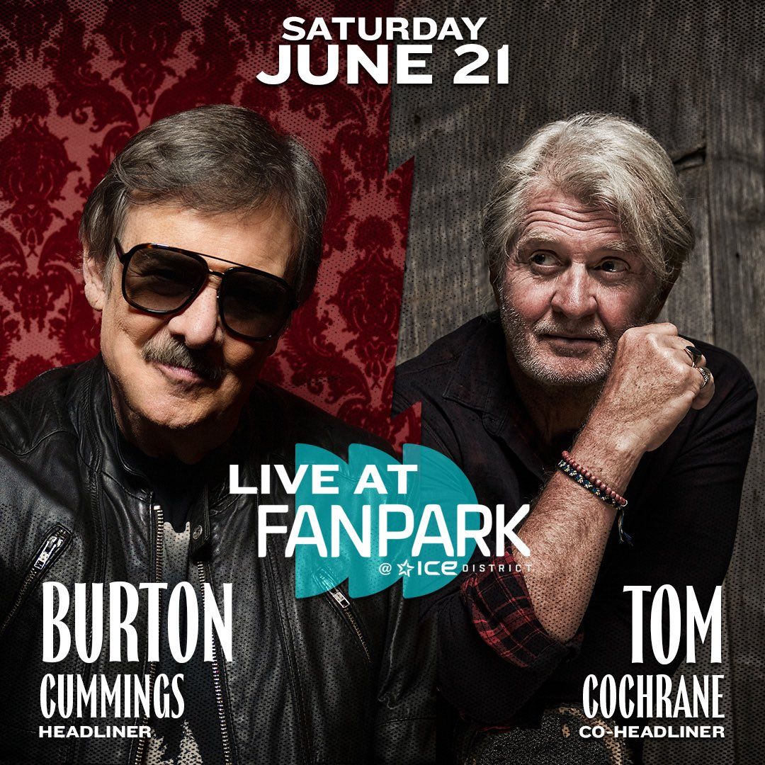 Burton Cummings & Tom Cochrane, 20 June | Event in Edmonton | AllEvents