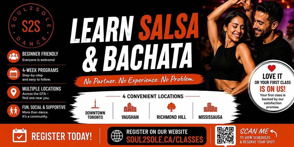 Attend Introductory Salsa & Bachata Dance Classes Downtown Toronto in ...