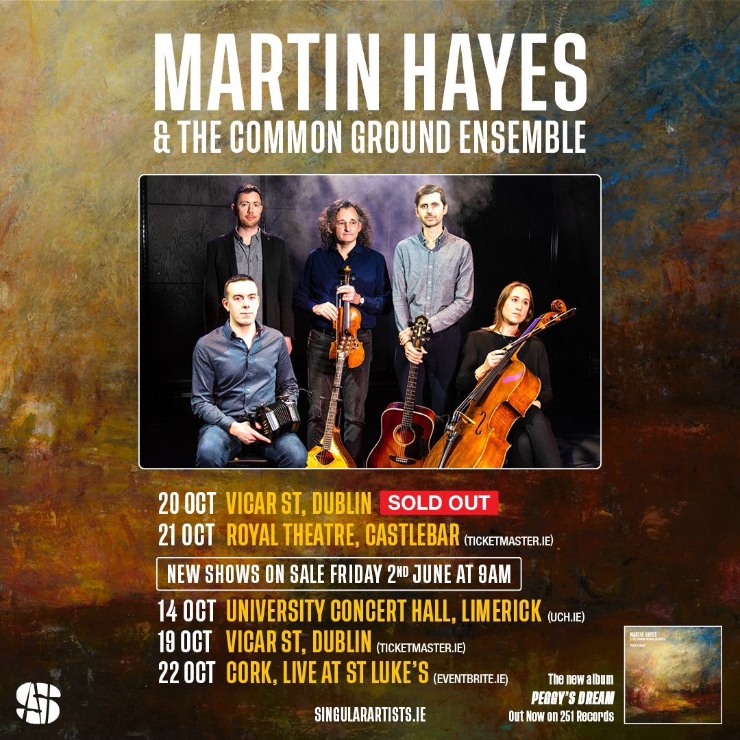 Martin Hayes and the Common Ground Ensemble at Carnegie Hall - Isaac Stern Auditorium, 17 March | AllEvents