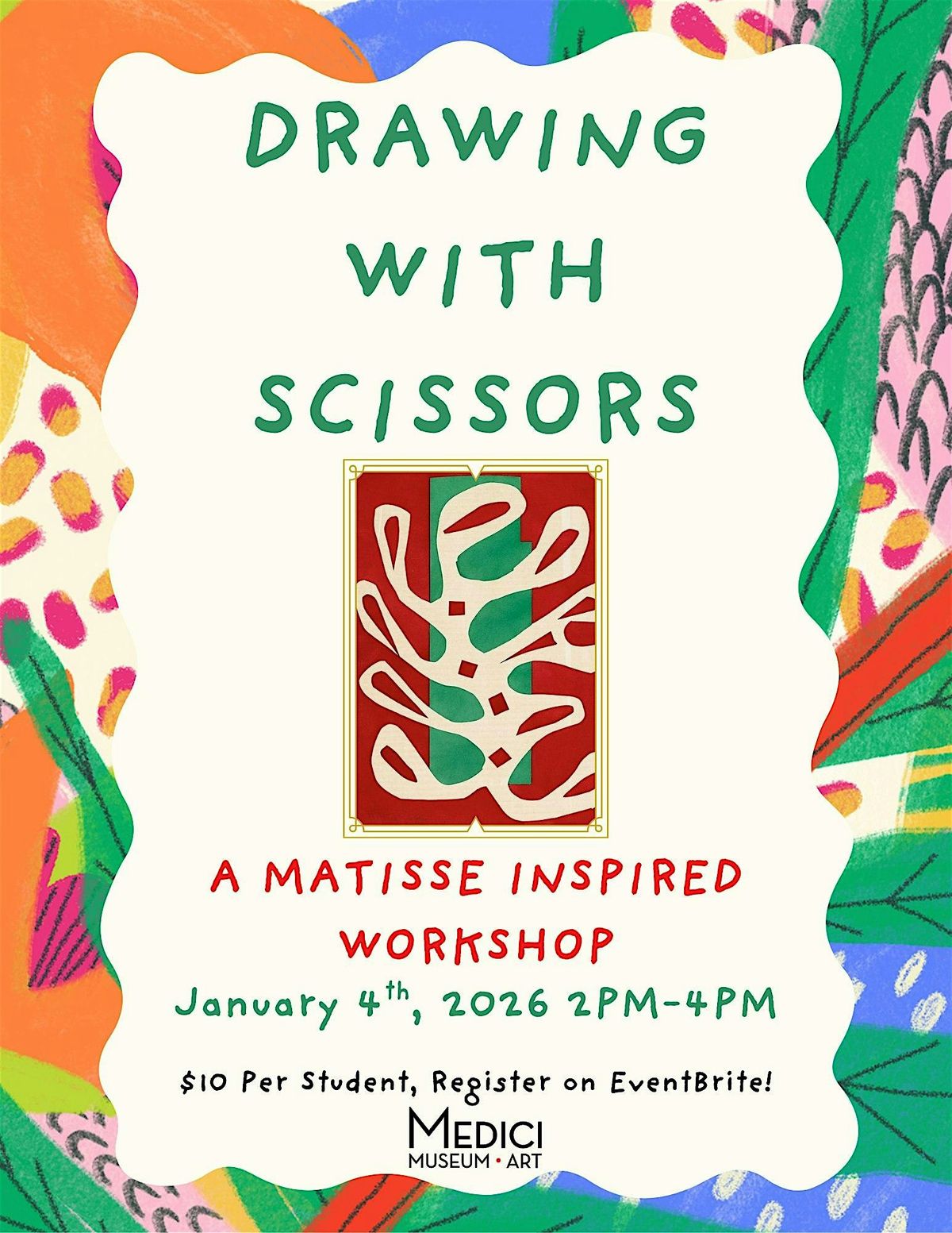 Drawing With Scissors, 4 January | Event in Warren | AllEvents