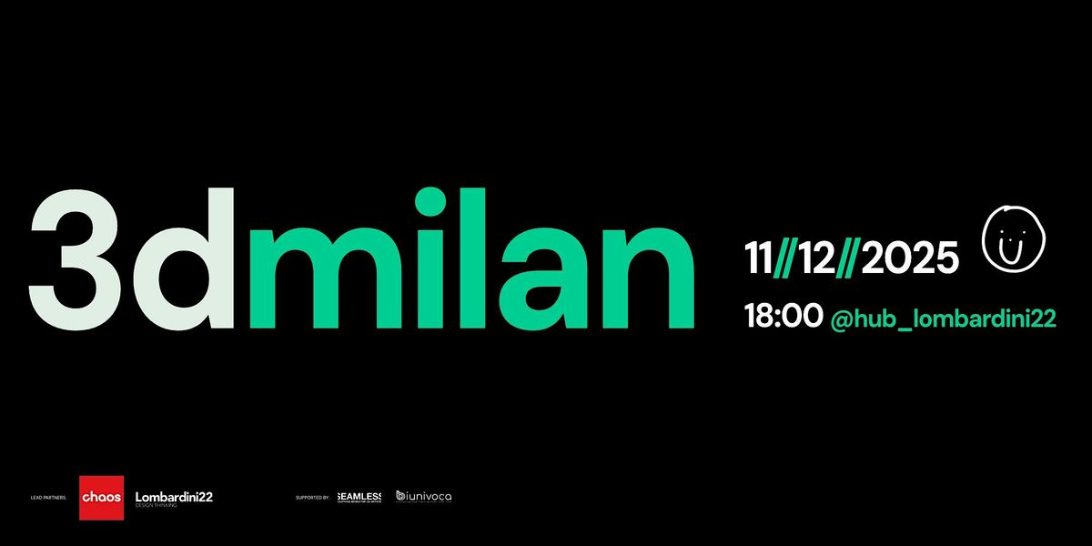 3dmilan - Xmas 3dition, 11 December | Event in Milano | AllEvents