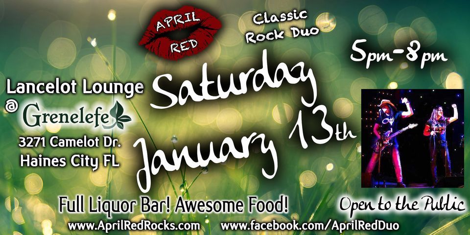 April Red debuts at Lancelot Lounge @ Grenelefe in Haines City ...