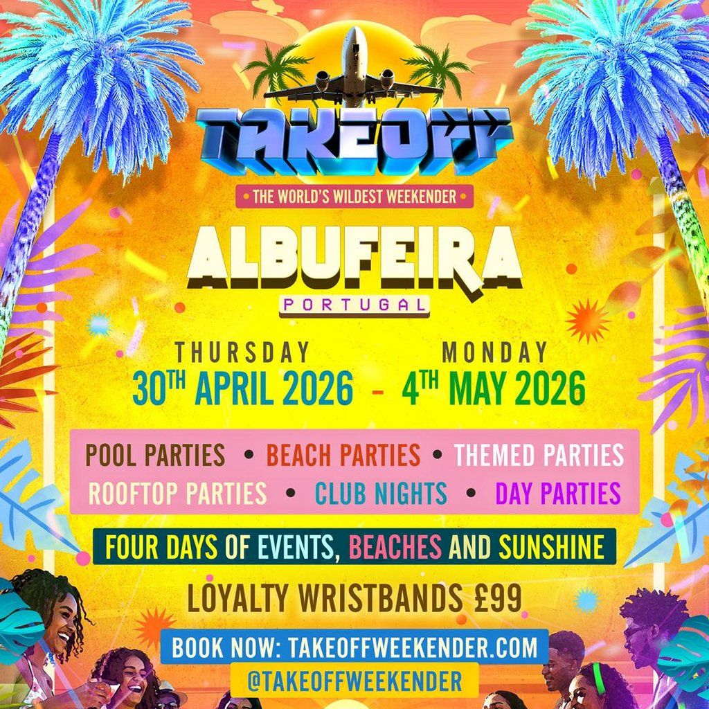 Takeoff Weekender - Albufeira 2026, 30 April | Event in Albufeira | AllEvents