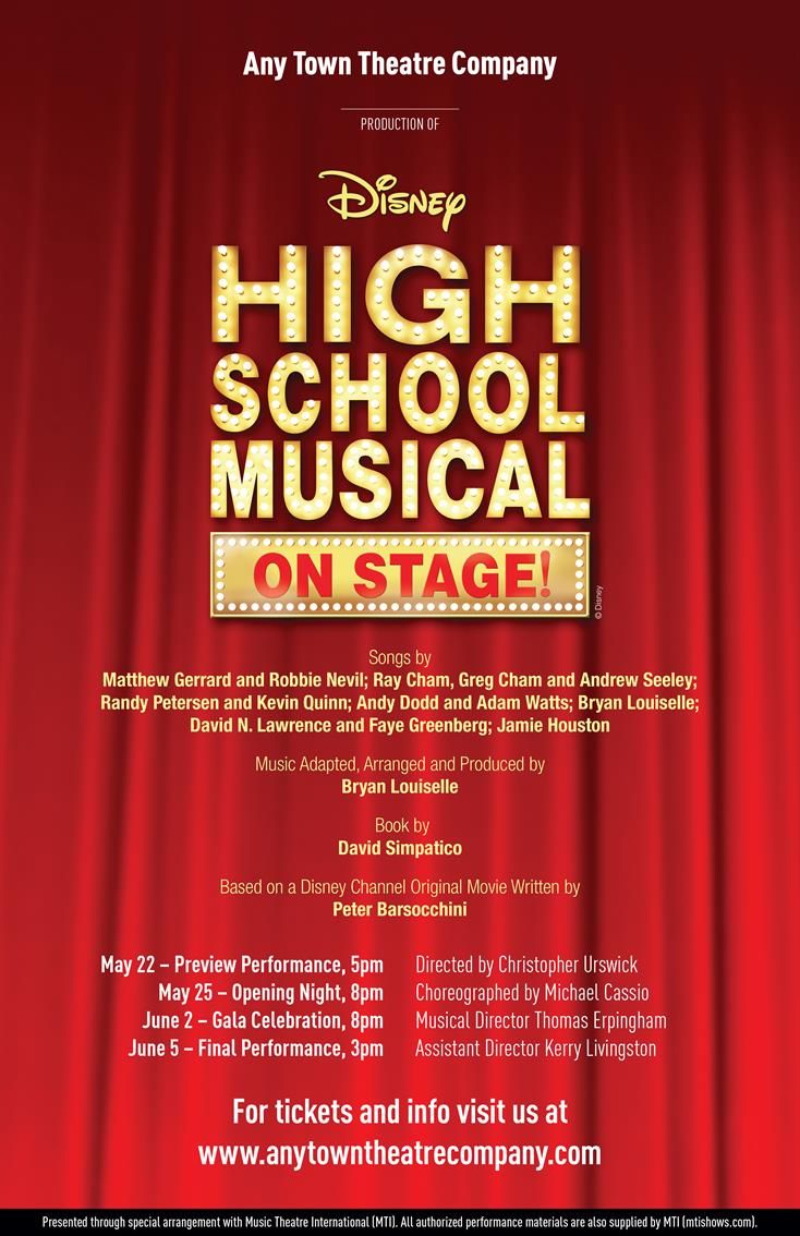 Disneys High School Musical at Hackensack Meridian Health Theatre at the Count Basie Center, 14 August | AllEvents