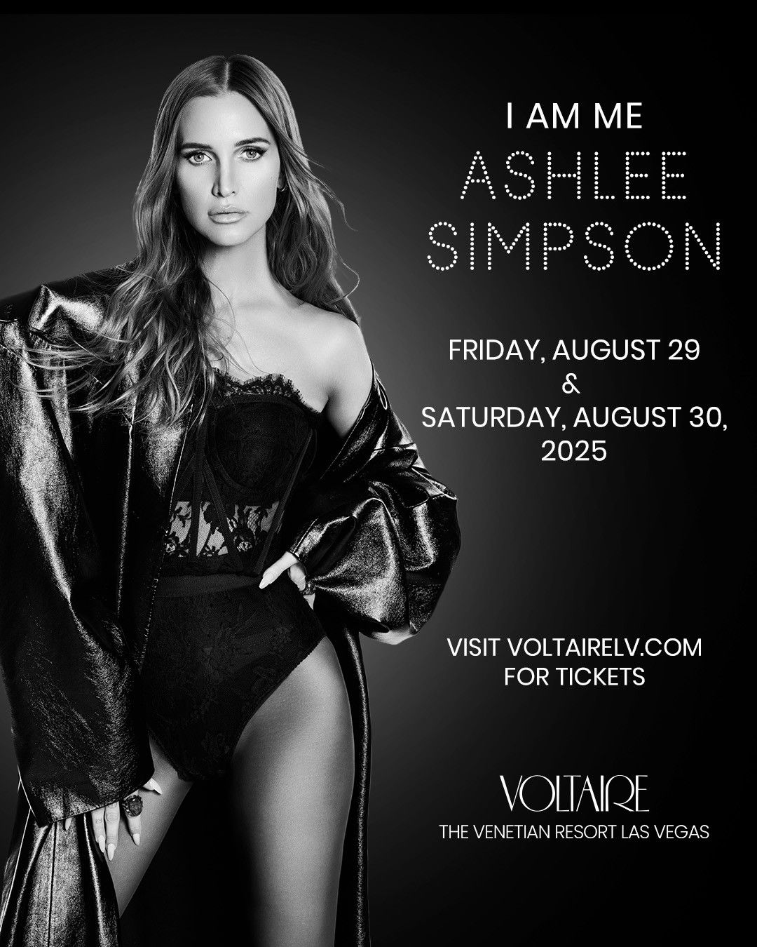 Ashlee Simpson at Voltaire at the Venetian Las Vegas, 23 January | Event in Las Vegas | AllEvents