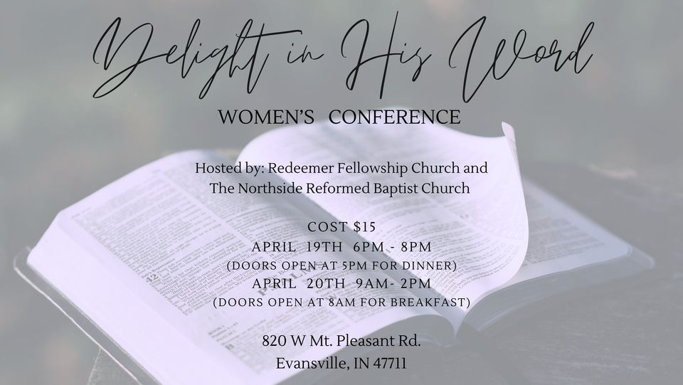 Womens Conference 2024, 820 W Mt. Pleasant Rd, Evansville, IN 47711