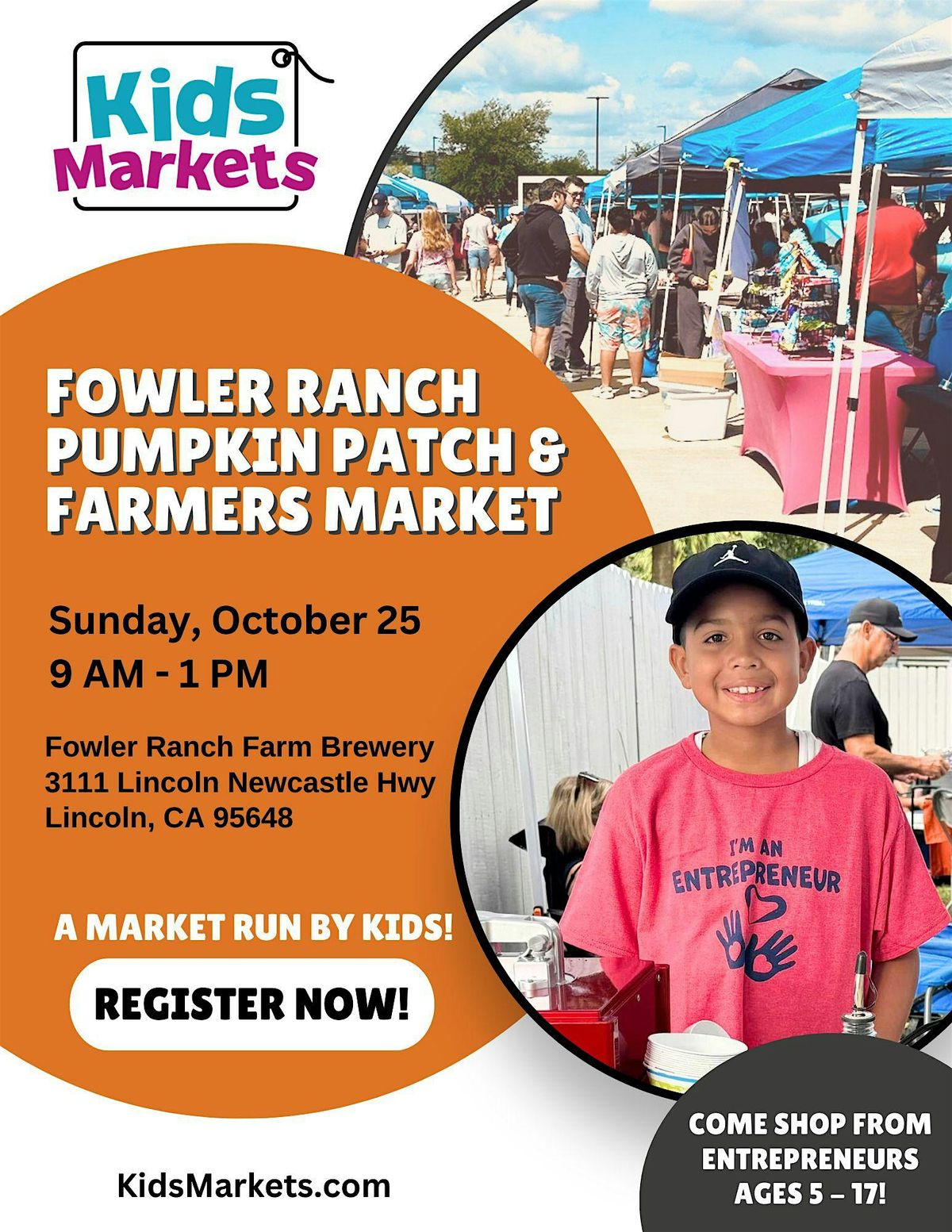 Kids Markets at Fowler Ranch Pumpkin Patch