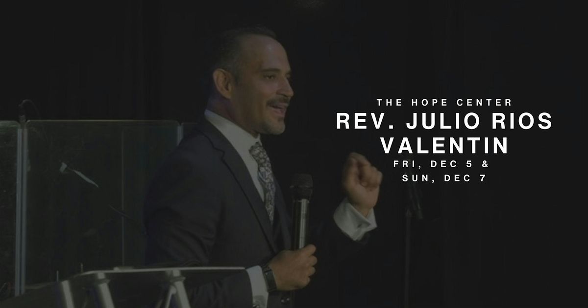 Julio Rios Valentin at Hope Center - Fri, Dec 5 & Sun, Dec 7, 5 December | Event in Jersey City | AllEvents