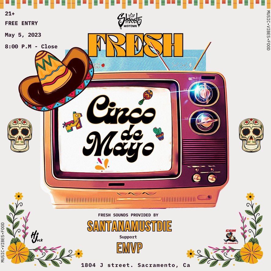 Cinco de Mayo at Streets Downtown, Streets Pub and Grub, Sacramento