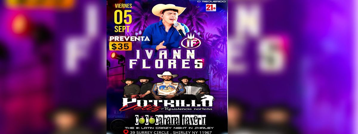 IVAN FLORES, POTRILLO VELIZ , 5 September | Event in Shirley | AllEvents