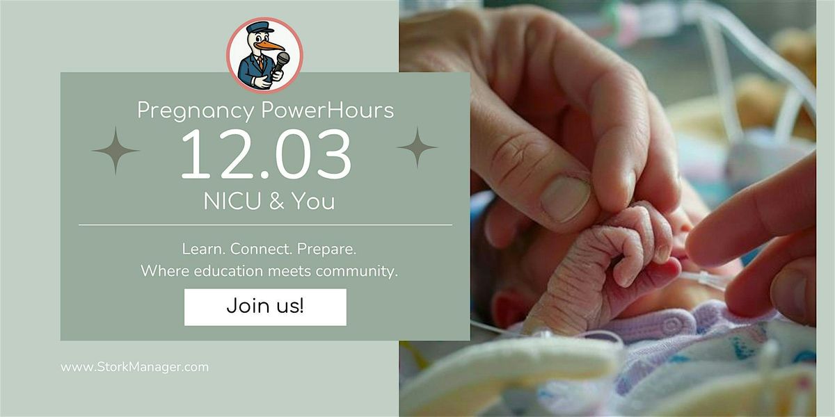 Pregnancy PowerHours: NICU and You - Navigating Life in the NICU, 3 December | Event in Glenview | AllEvents