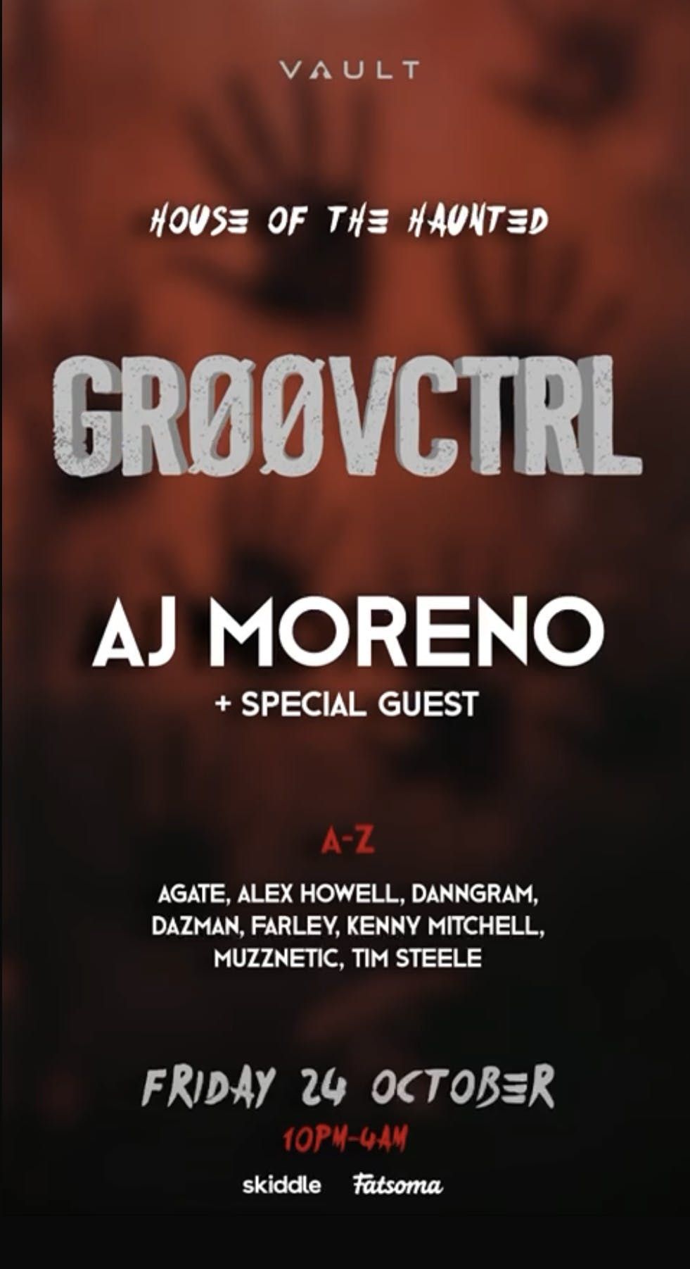GROOVCTRL - House Of The Haunted, 24 October | Event in Bournemouth | AllEvents