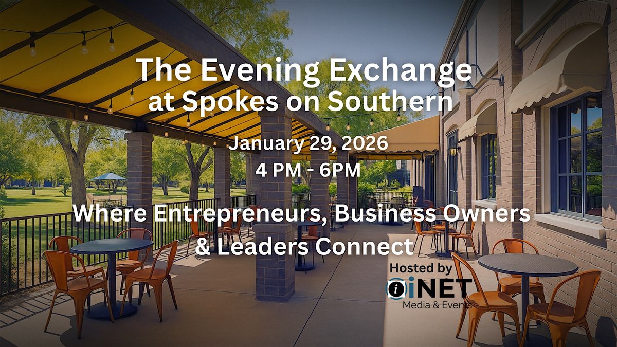 The Evening Exchange at Spokes On Southern, 29 January | Event in Tempe | AllEvents