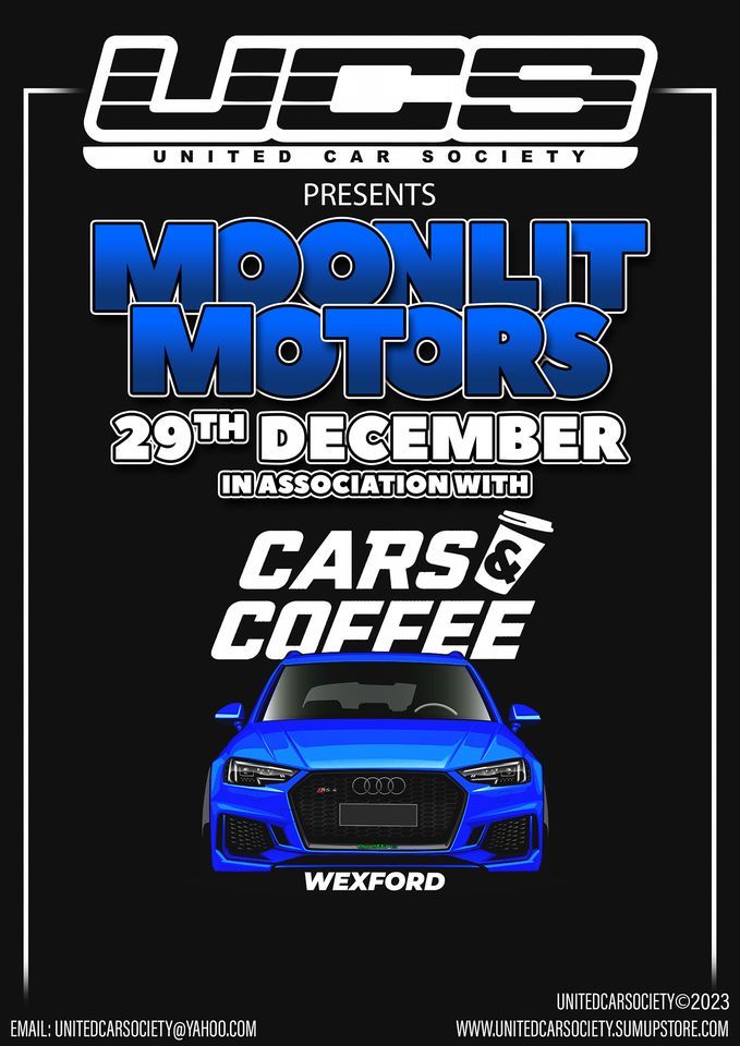 Wexford Cars and Coffee Christmas meet, Costa Coffee Wexford, December