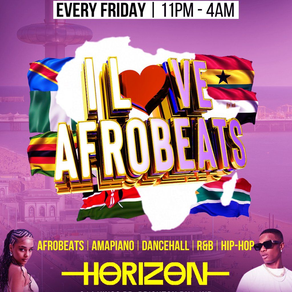 I Love Afrobeats | Horizon Brighton, 2 January | Event in Brighton | AllEvents