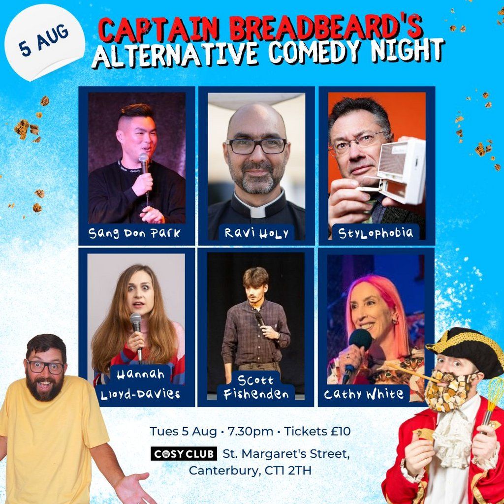 Captain Breadbeard's Alternative Comedy Night, 5 August | Event in Canterbury | AllEvents