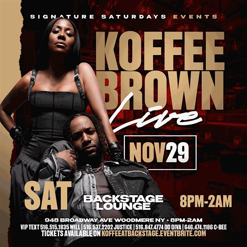 Koffee Brown at Backstage | Event in Woodmere | AllEvents