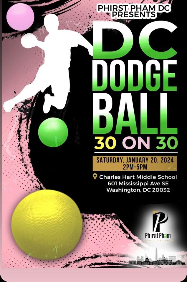DC Dodgeball 30 on 30, 601 Mississippi Avenue Southeast,Washington