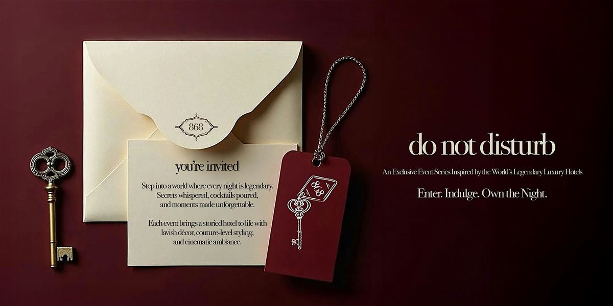 Do Not Disturb: Ritz Paris, 21 February | Event in Chicago | AllEvents