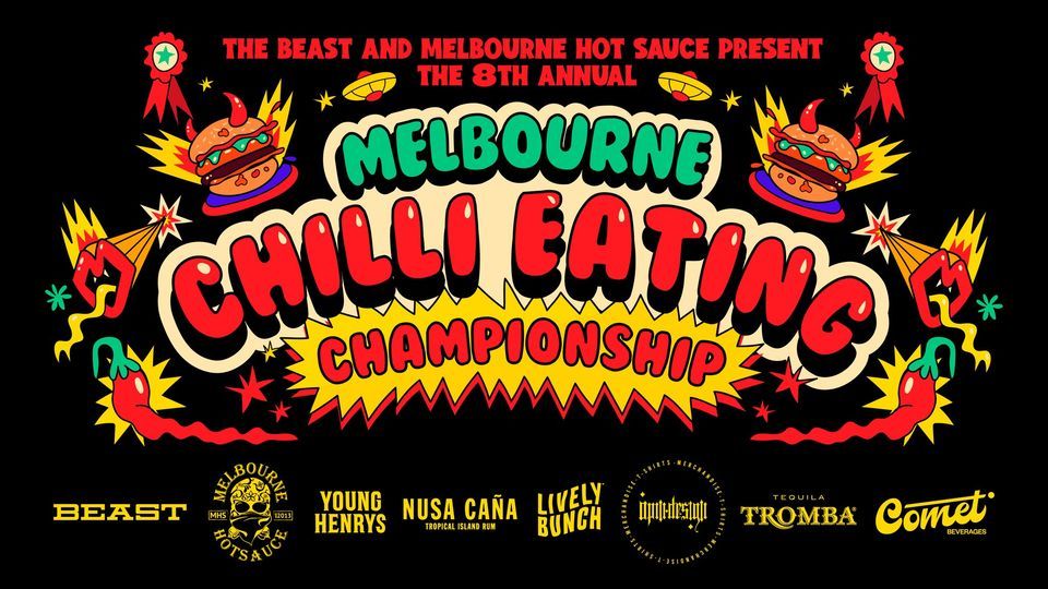 MELBOURNE CHILLI EATING CHAMPIONSHIP 2023, The BEAST, Melbourne, 29