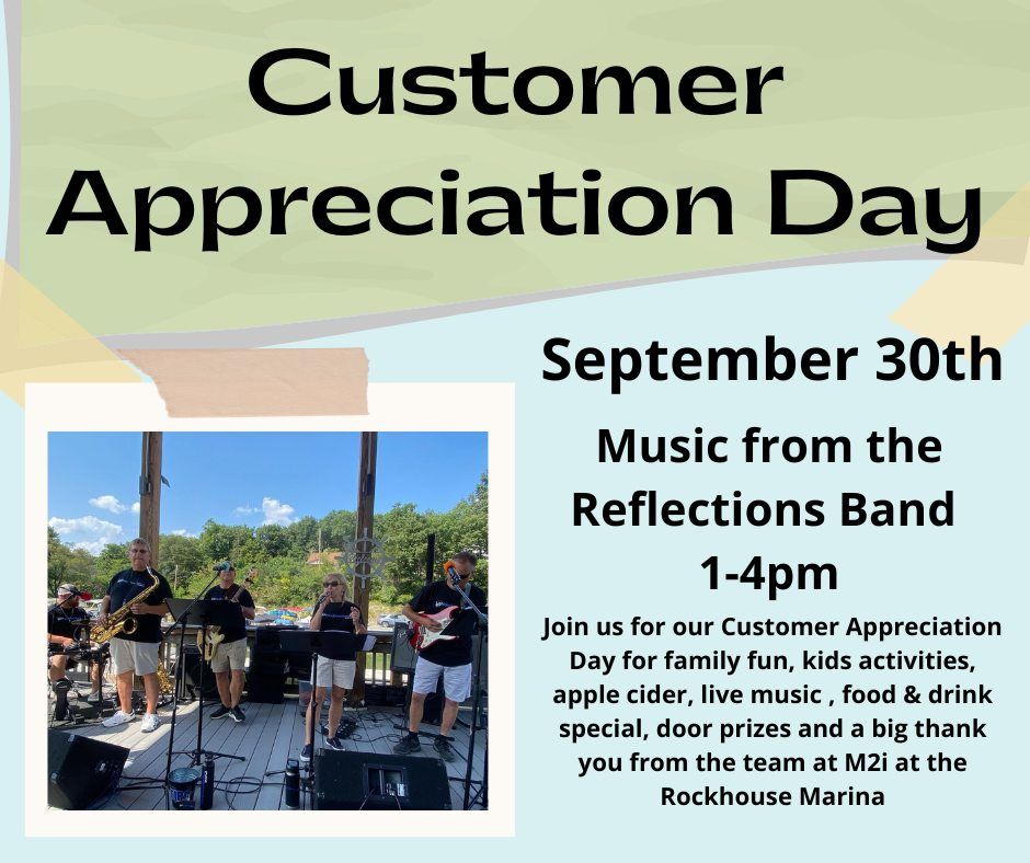 Customer Appreciation Day M2I at the Rockhouse Marina , Rock House