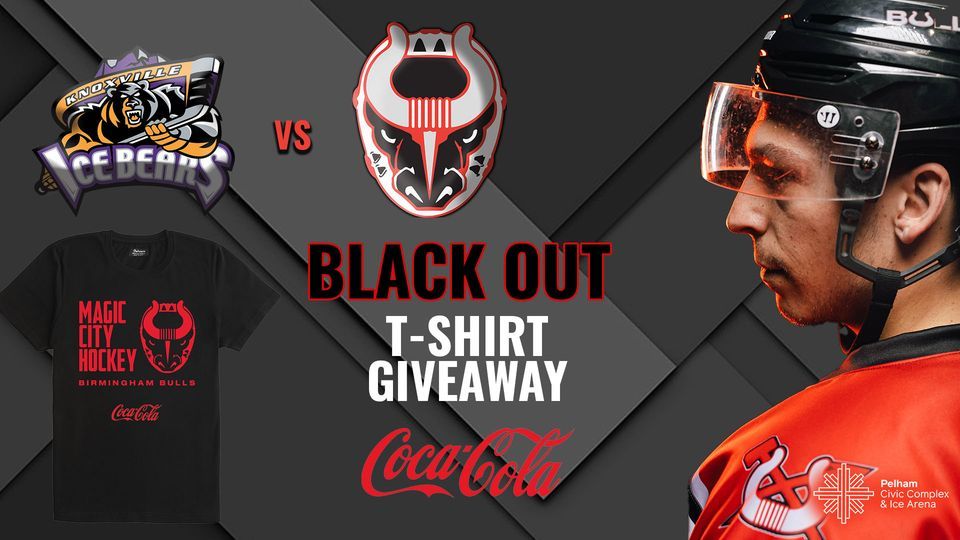 Black Out Game Tshirt Giveaway, Pelham Civic Complex & Ice Arena