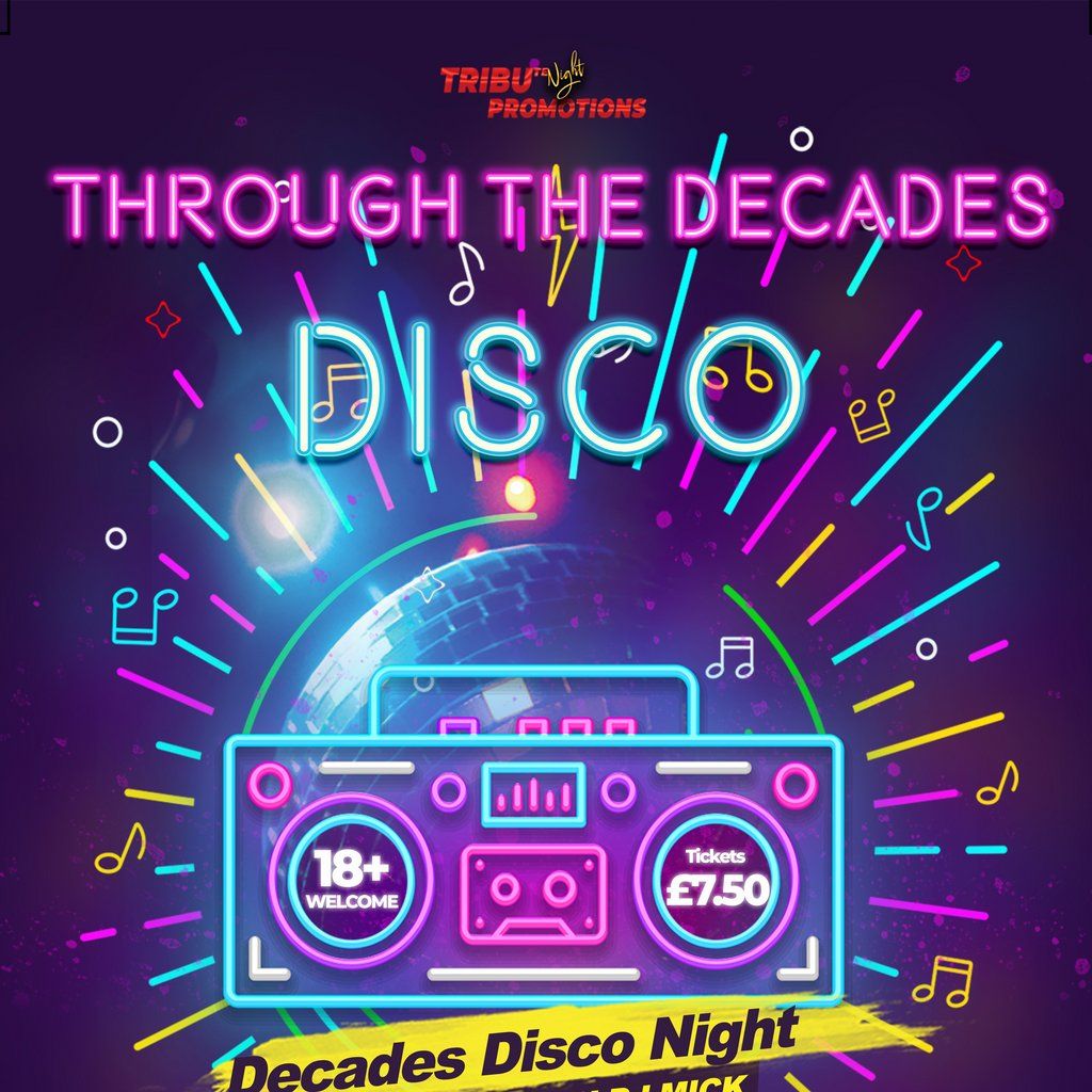Through the Decades Disco - Kings Heath, 13 December | Event in Solihull | AllEvents