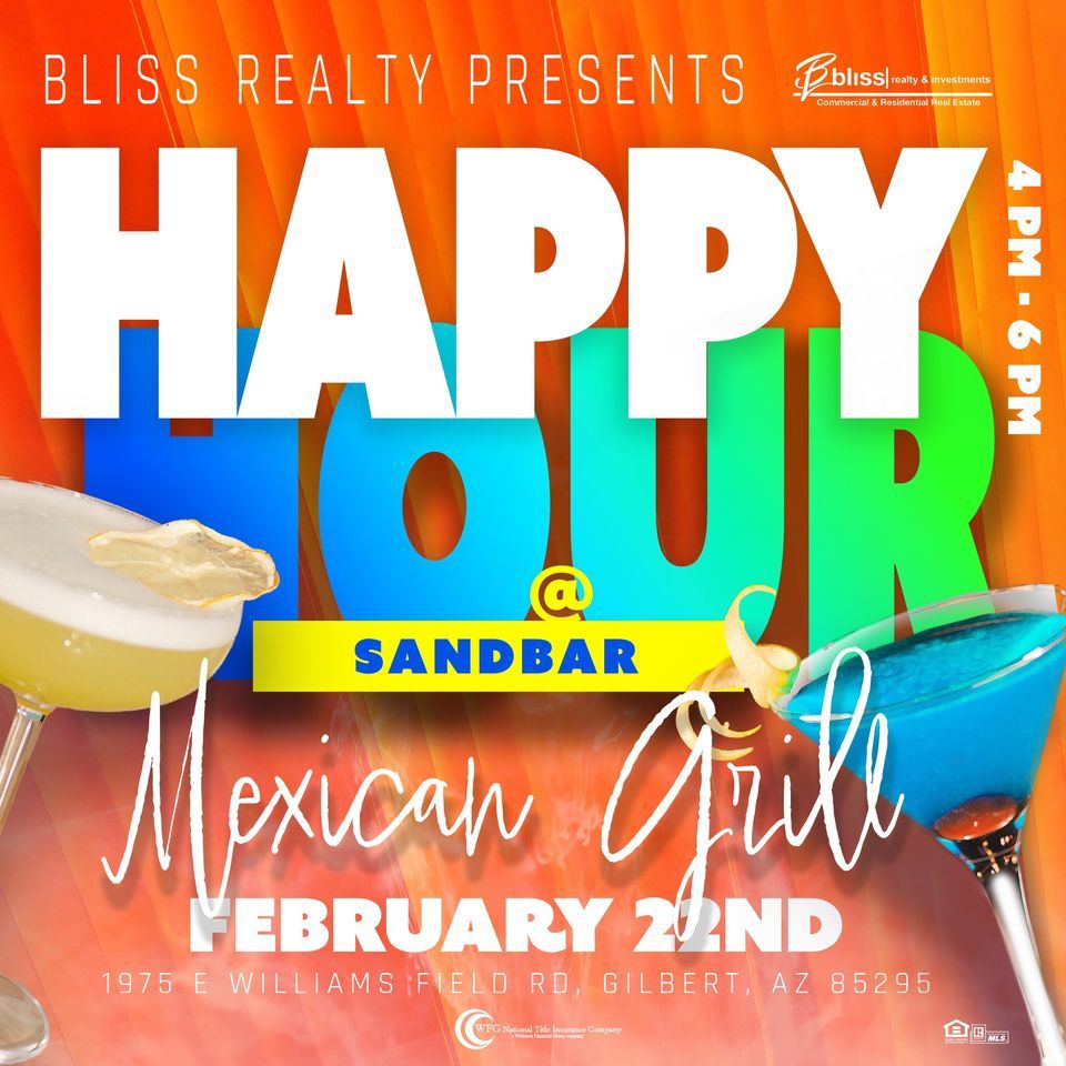 Happy Hour, Sandbar Gilbert, February 22 2024 AllEvents.in