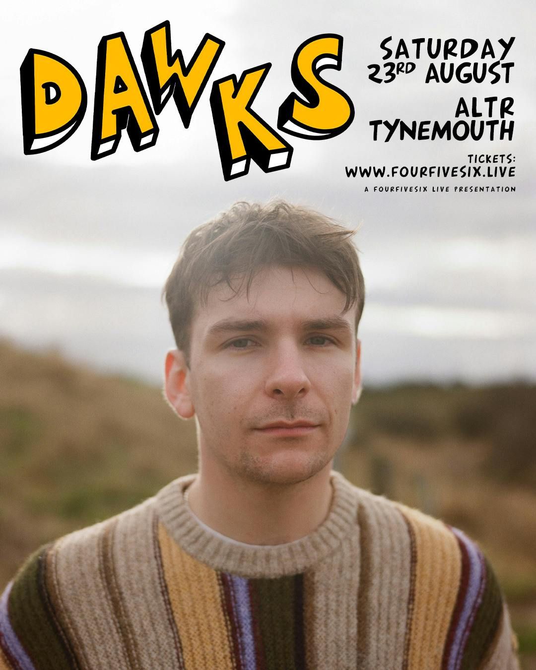 Luke Dawks | Tynemouth, 23 August | Event in North Shields | AllEvents