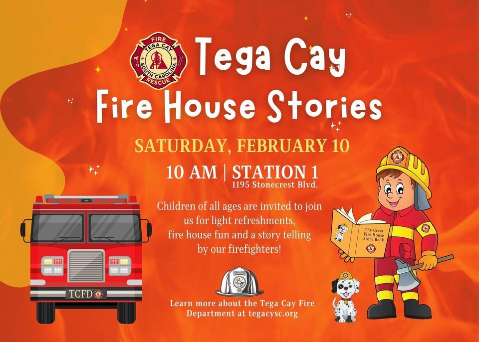 Tega Cay Fire House Story Time, Tega Cay Fire Station, Fort Mill