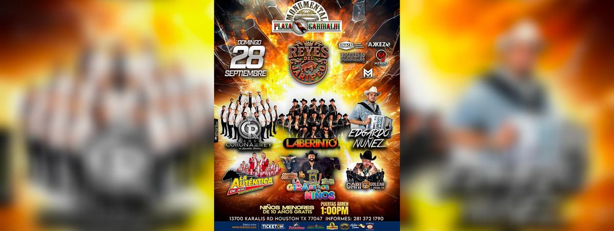 LABERINTO, CORONA DEL REY Y MAS in Houston, 28 September | Event in Houston | AllEvents