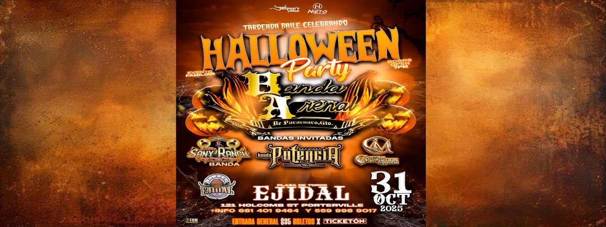 HALLOWEEN PARTY CON BANDA ARENAL & MÁS, 31 October | Event in Porterville | AllEvents