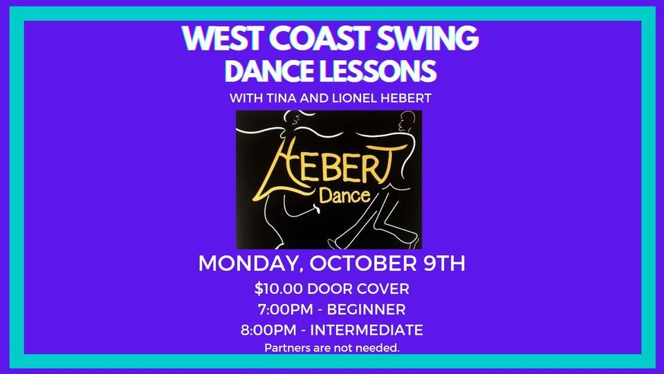 West Coast Swing Dance Lessons with Tina and Lionel Hebert, Daiquiris