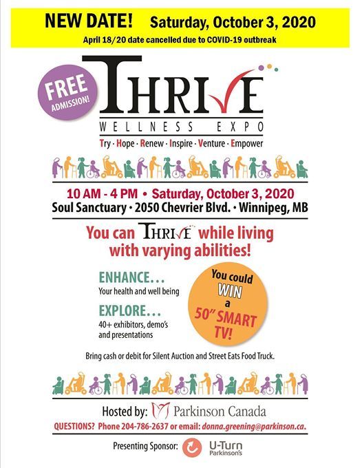 Thrive Wellness Expo, Soul Sanctuary, Winnipeg, October 3 2020