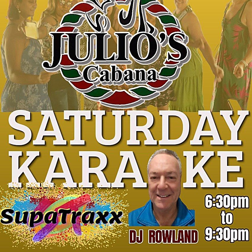 SATURDAY NIGHT KARAOKE , Julio's Cabana Durban North, December 9 2023