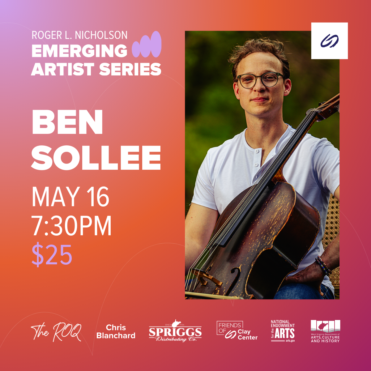 Ben Sollee at The Venice West, 19 August | Event in Venice | AllEvents