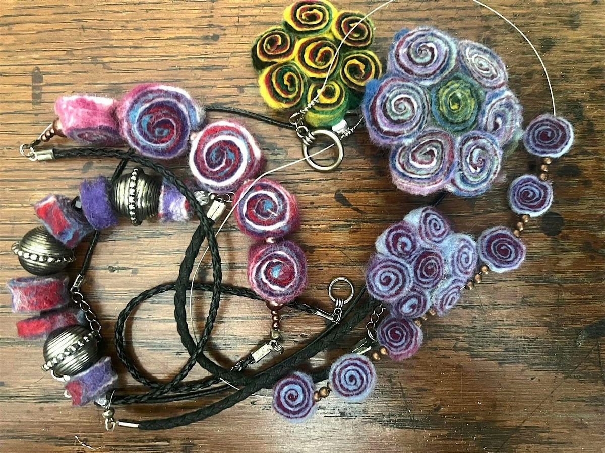 Heart and Soul - Felt jewellery making & poetry workshop