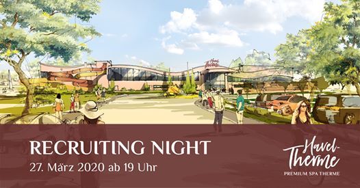 Recruiting Night Havel Therme Fri Mar 27 2020 At 07 00 Pm