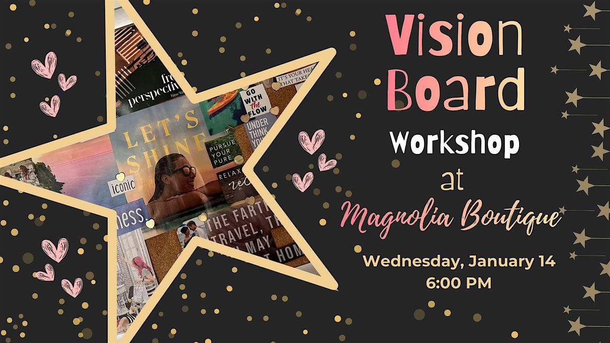 2026 Vision Board Workshop, 14 January | Event in Cadillac | AllEvents