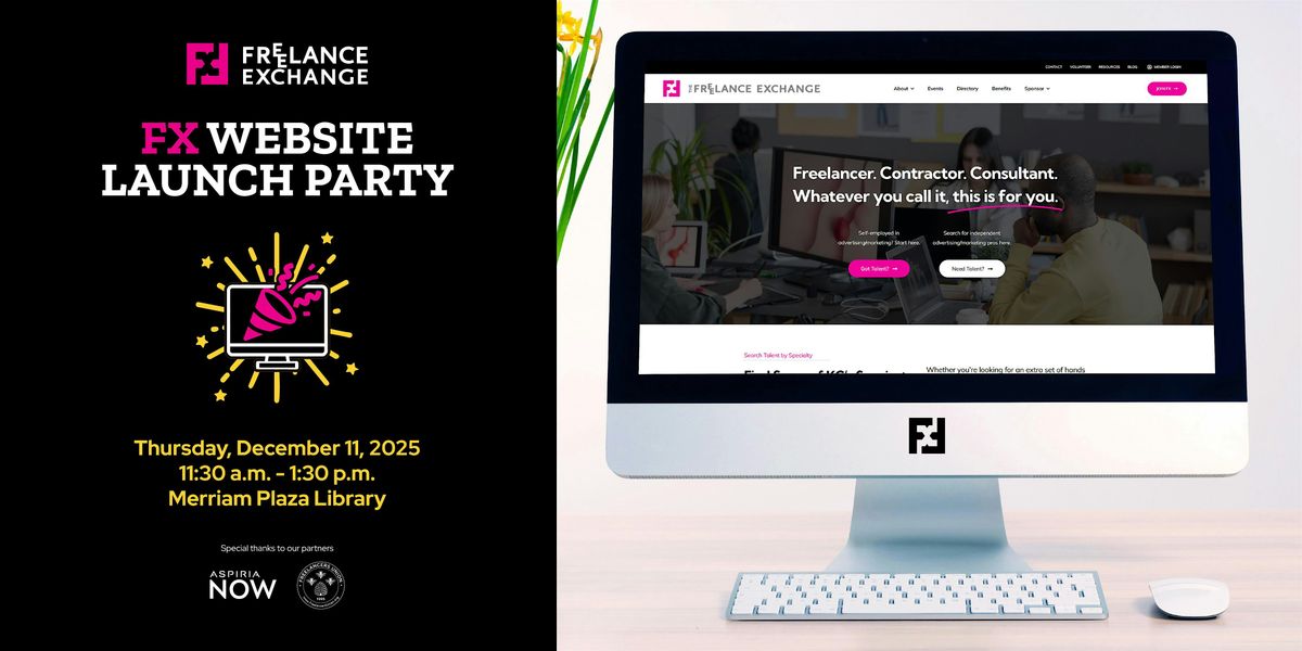 Website Launch Party, 11 December | Event in Merriam | AllEvents
