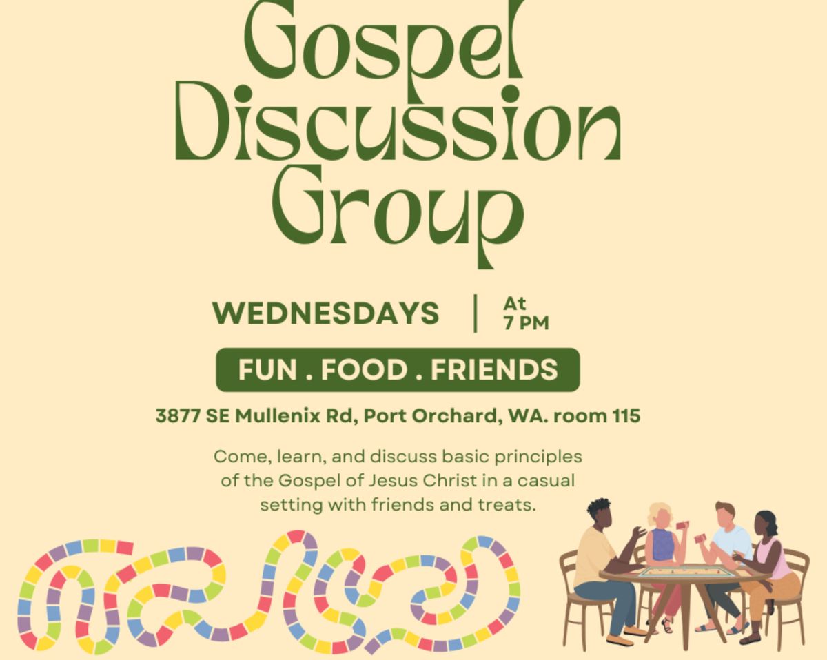 Gospel Discussion Group, 1 April | Event in Port Orchard | AllEvents