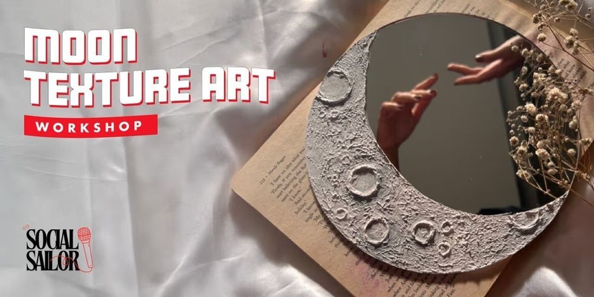 Moon texture art- Ahmedabad