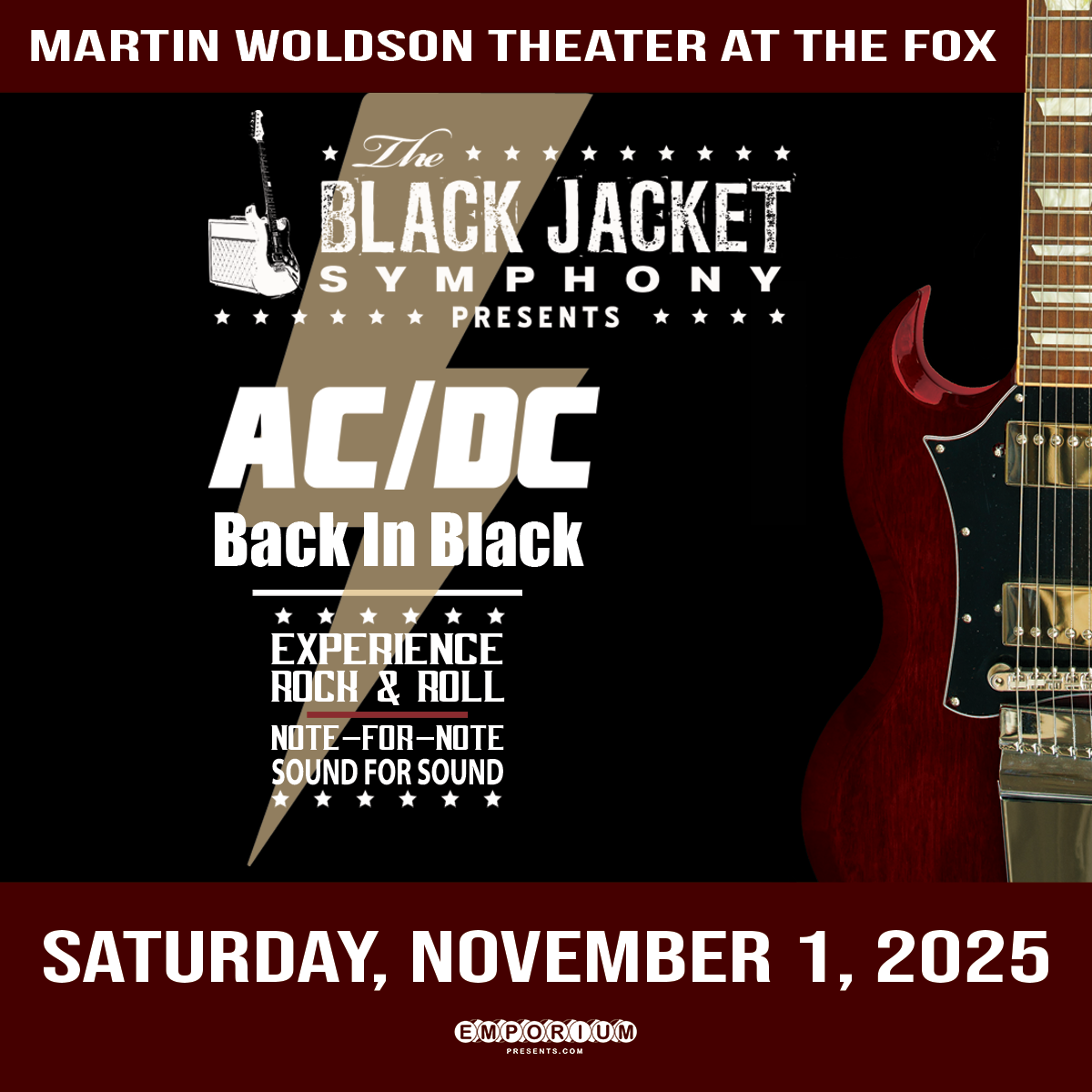 Black Jacket Symphony - AC/DC's Back in Black at Cheyenne Civic Center, 17 October | Event in Cheyenne | AllEvents