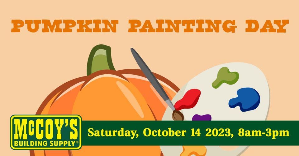 Pumpkin Painting Day, McCoy's Building Supply (New Braunfels, TX