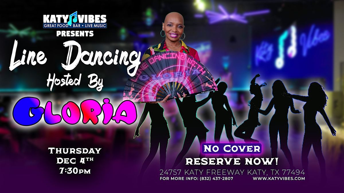 Line Dancing Hosted by Gloria at Katy Vibes!, 4 December | Event in Katy | AllEvents