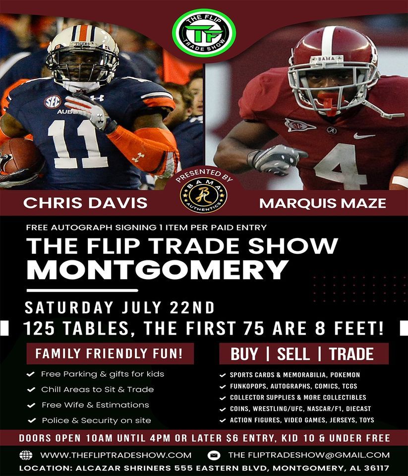The Flip Sports Card & Collectibles Trade Show Montgomery, Alcazar