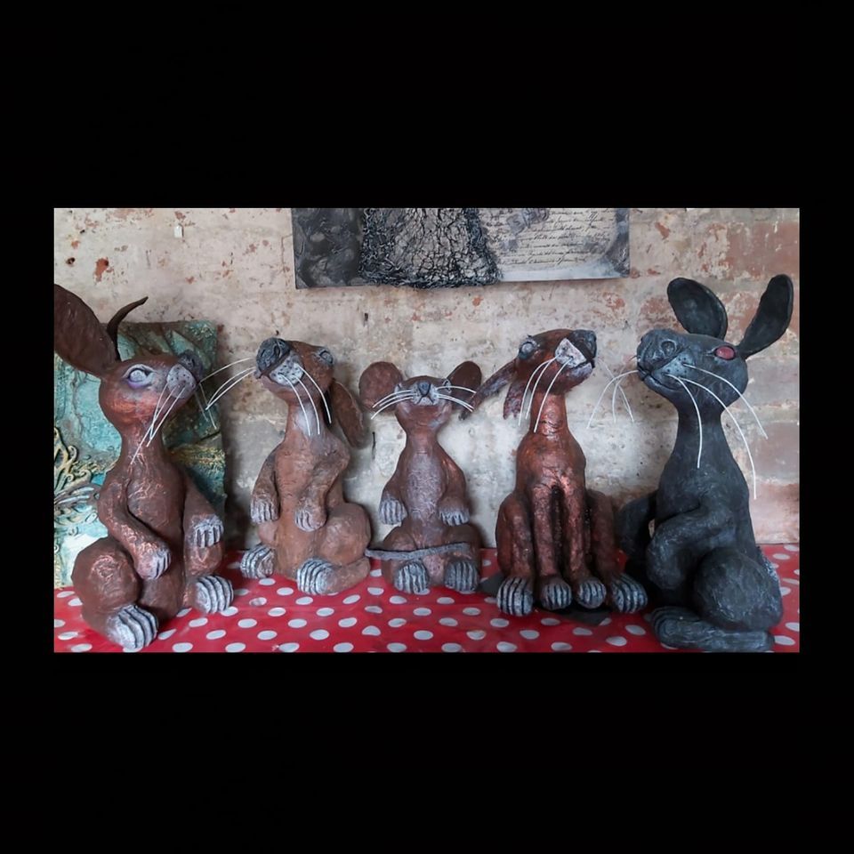 Powertex Rabbit Powertex Rabbit, Dog, Cat or Mouse Sculpture Workshop, The Galleria ...