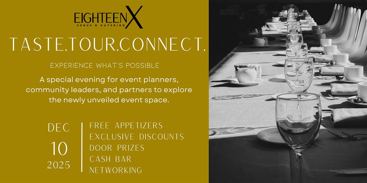 Taste. Tour. Connect., 10 December | Event in Baltimore | AllEvents